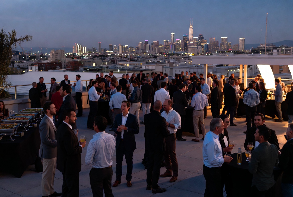 In Silicon Valley, Networking Is the New Nightlife